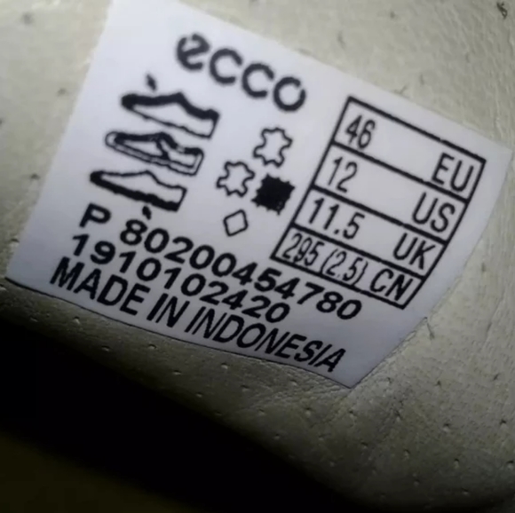 ECCO Biom Lite mens EU 46 US 12 Suede Summer Shoes sneakers 802004 - Picture 7 of 7